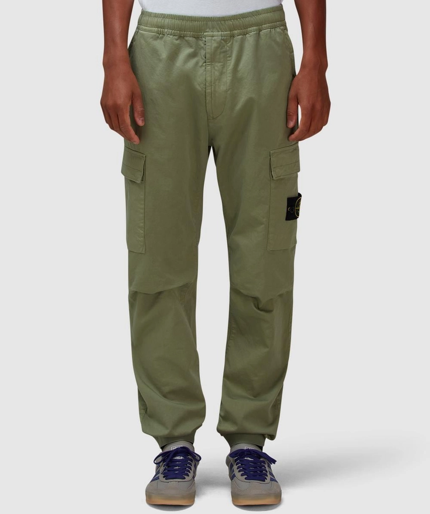 Stone Island Organic Cotton Cargo Pant (Sage - 30) - Size 30